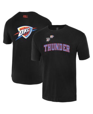 FISLL - Men's and Women's Black Oklahoma City Thunder Oversize Logo T-Shirt