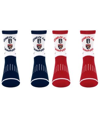 Starter - Men's and Women's Florida Panthers 2025 Stanley Cup s Two-Piece Circle Quarter-Socks Set