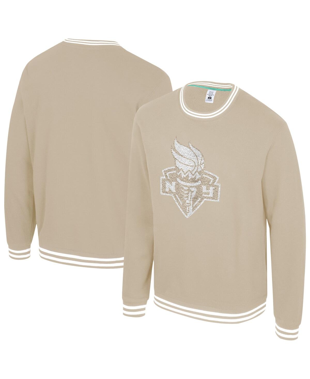 Men's and Women'sÂ Tan New York Liberty Club Level Chenille Pullover Sweatshirt - Tan