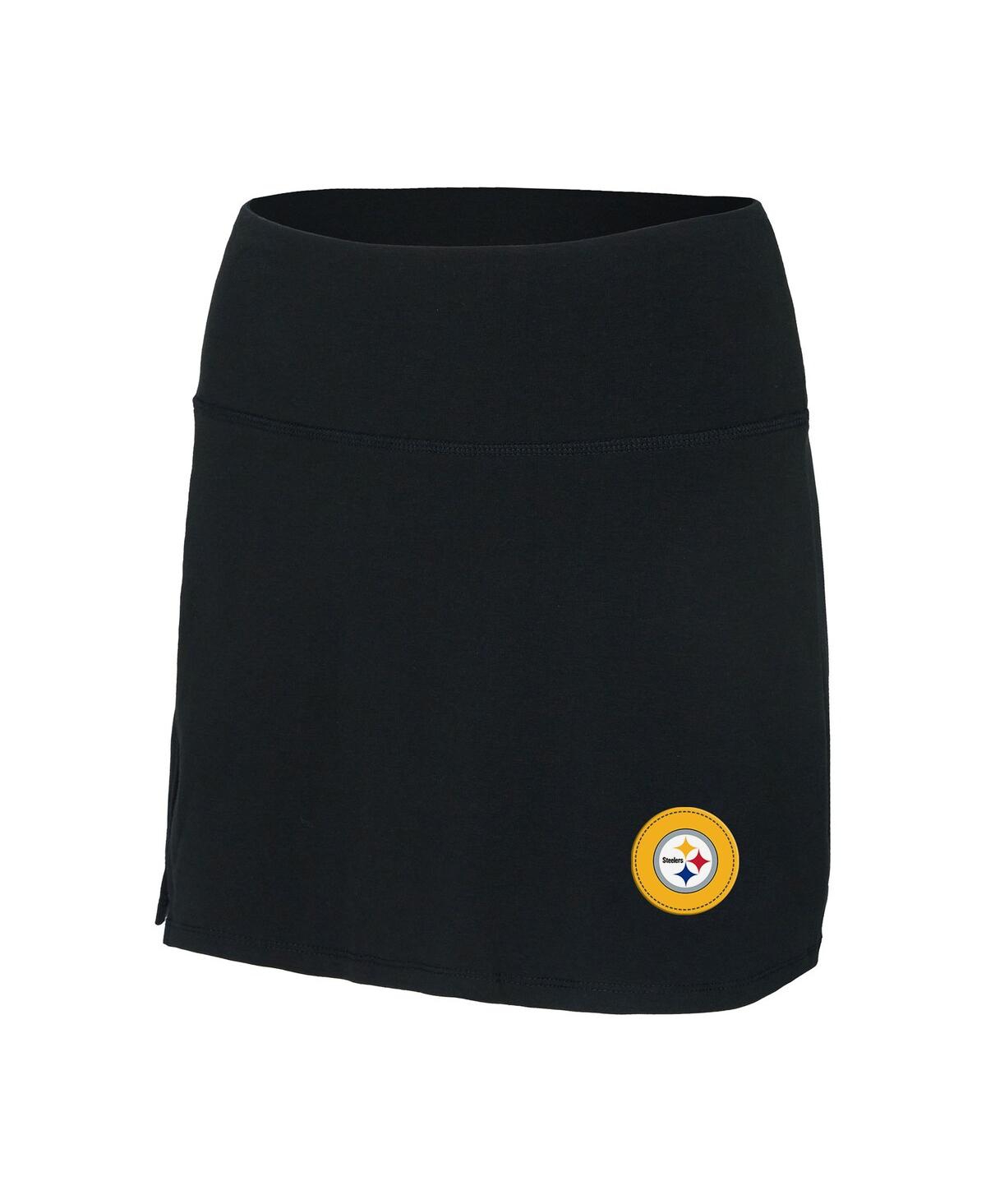 Women's Black Pittsburgh Steelers Plus Size Sport Skort - Black