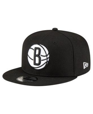 New Era - Men's Black Brooklyn Nets 9FIFTY Snapback Hat