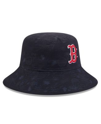Big Boys and Girls Navy Boston Red Sox 2025 Spring Training All Over Print Bucket Hat