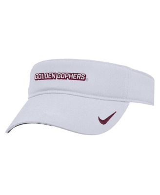 Nike - Men's White Minnesota Golden Gophers 2025 On-Field Ace Performance Adjustable Visor Hat