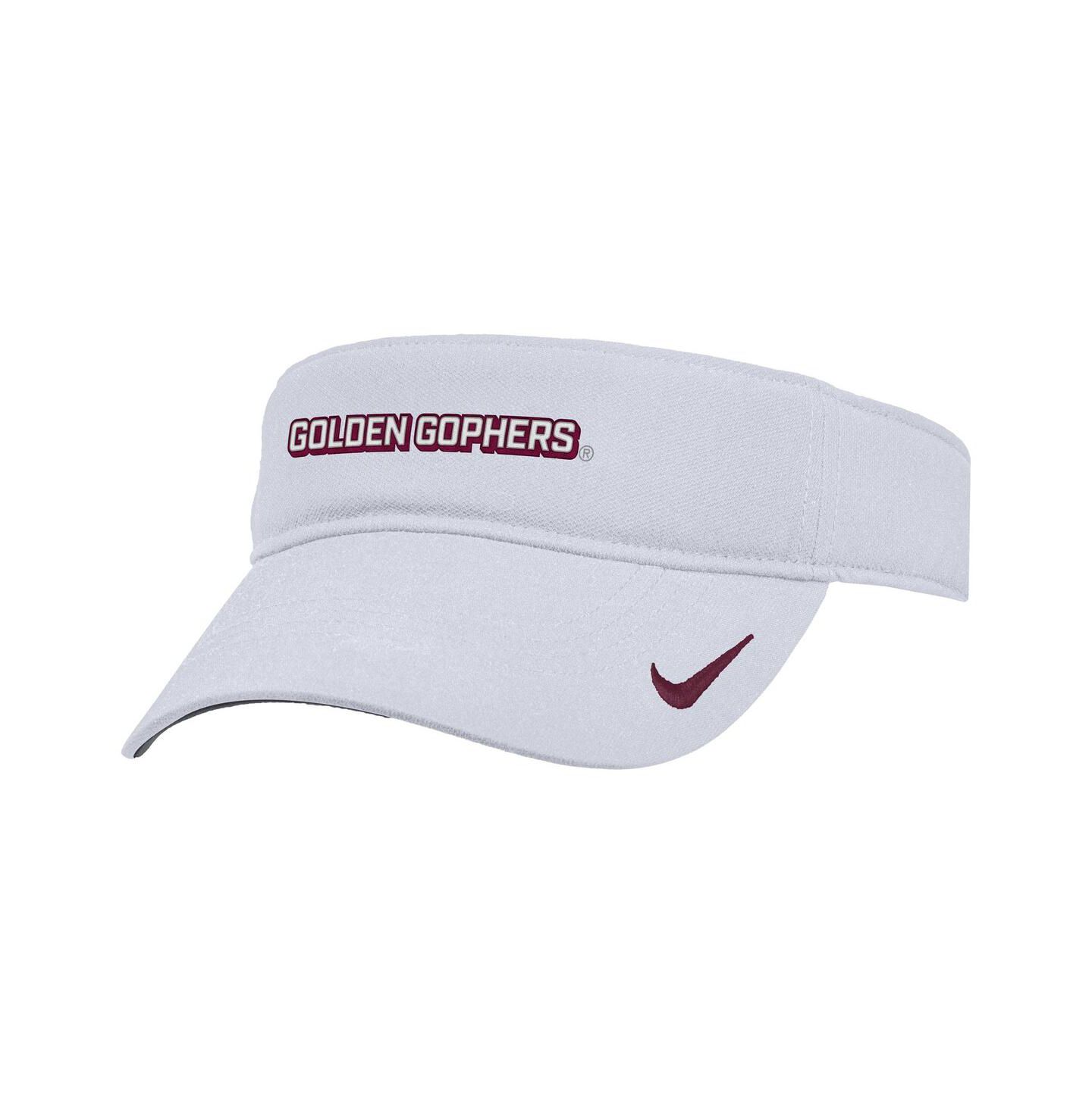 Мужские козырьки Nike White Minnesota Golden Gophers 2025 On-Field Ace Performance Adjustable Hat — фото 1