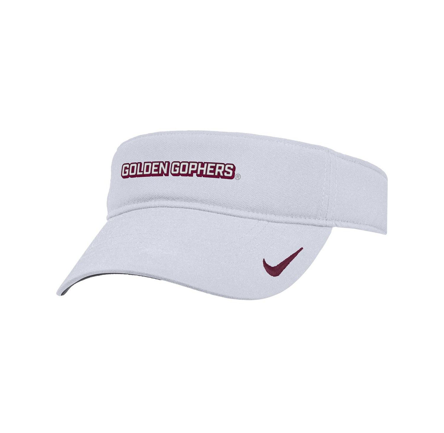 Men's White Minnesota Golden Gophers 2025 On-Field Ace Performance Adjustable Visor Hat