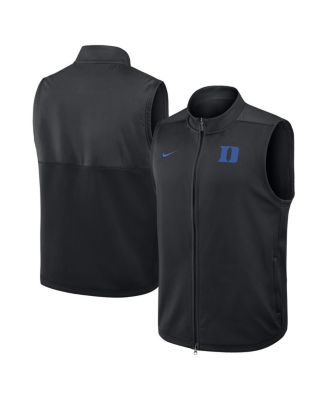 Nike - Men's Black Duke Blue Devils Primetime&nbsp;Victory Performance Full zip Vest