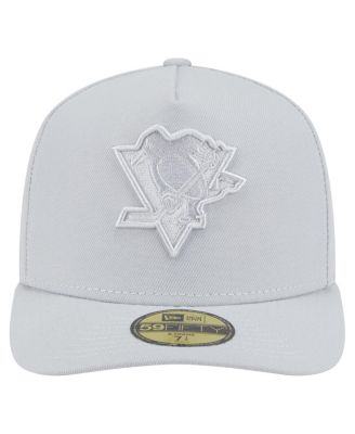 Men's Gray Pittsburgh Penguins Color Pack A-Frame 59FIFTY Fitted Hat