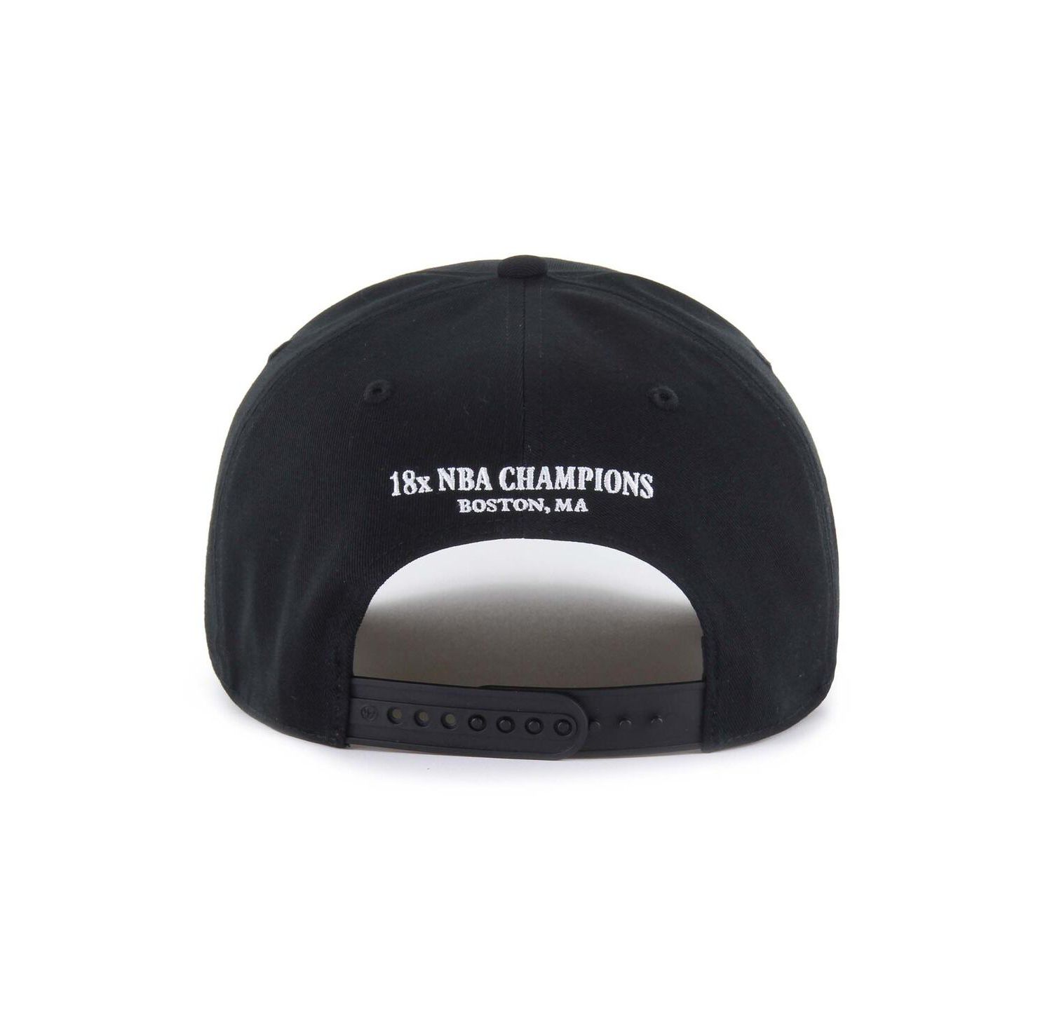 Men's Black Boston Celtics Every Time Past Champs Hitch Adjustable Hat