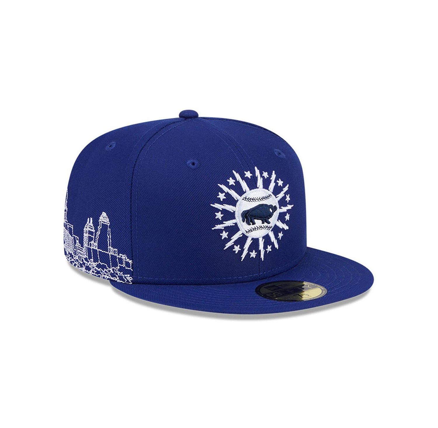 Men's Dark Blue Buffalo Bisons Theme Nights 59FIFTY Fitted Hat