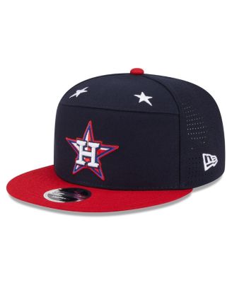 Men's Navy/Red Houston Astros 2025 MLB All-Star Game Workout Side Patch 9FIFTY Snapback Hat