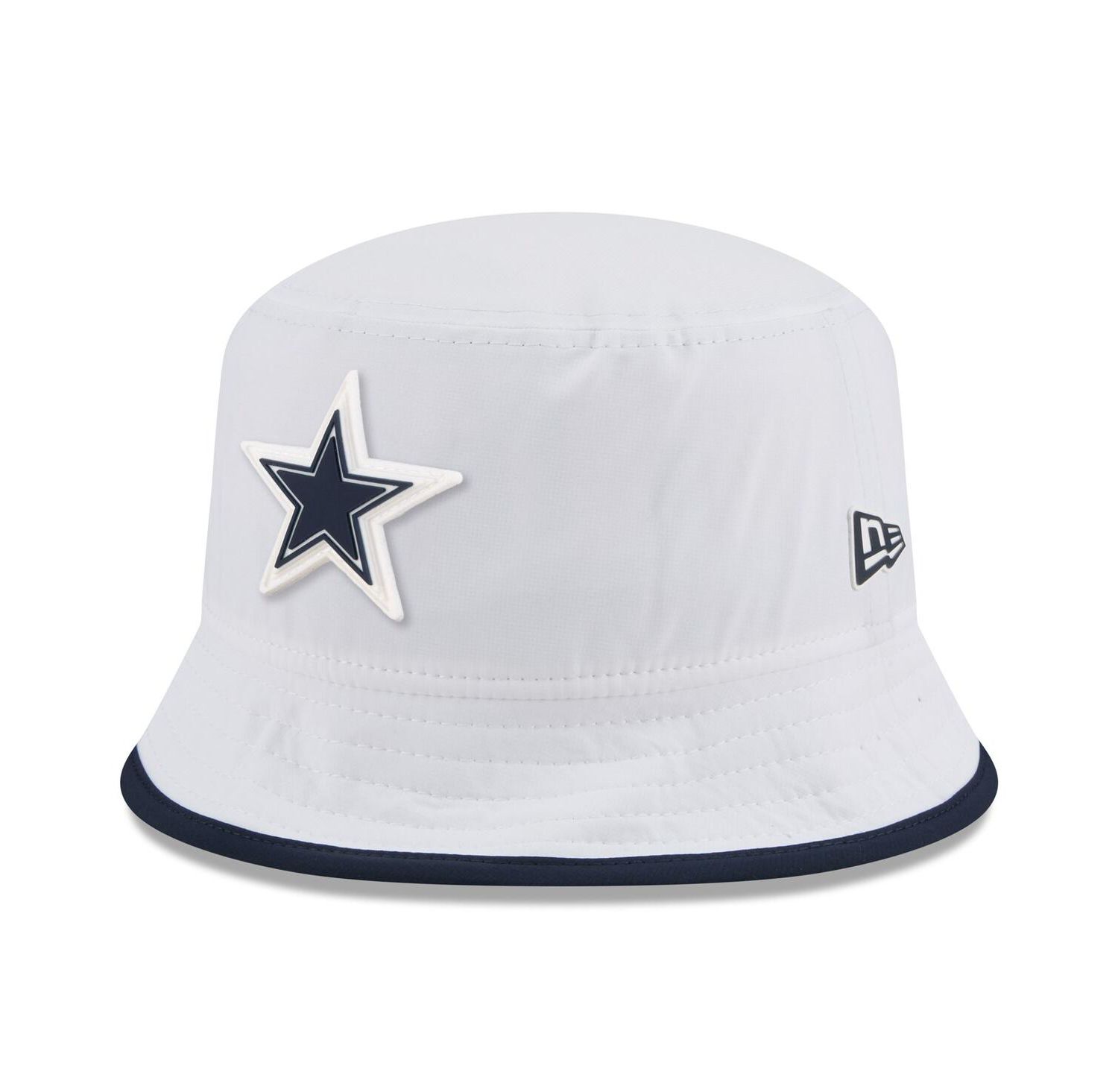 Men's White Dallas Cowboys 2025 NFL Training Camp Stretch Bucket Hat