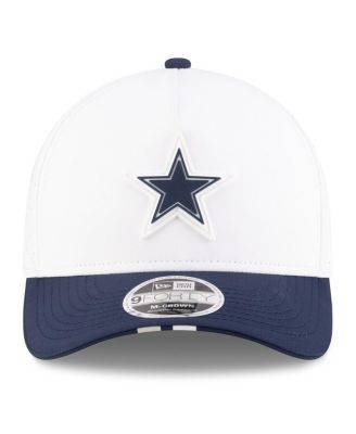 Men's White/Navy Dallas Cowboys 2025 NFL Training Camp A-Frame 9FORTY Adjustable Hat