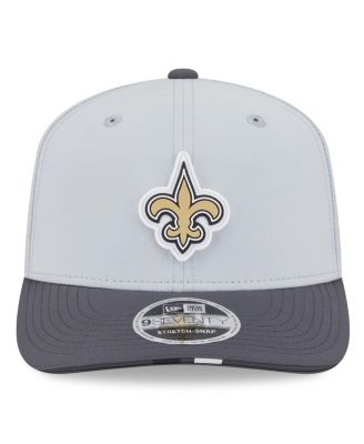 Men's Gray/Graphite New Orleans Saints 2025 NFL Training Camp 9SEVENTY Adjustable Hat