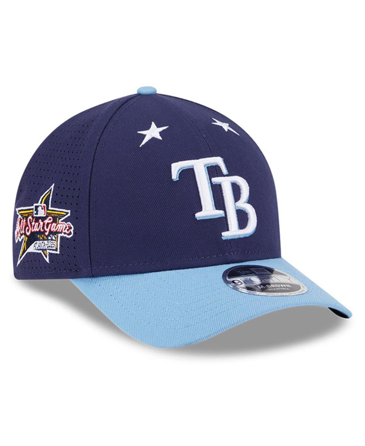 New Era Men's Navy/light Blue Tampa Bay Rays 2025 Mlb All-star Game 9forty M-crown Adjustable Hat