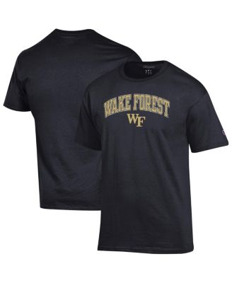 Champion - Men's&nbsp;Black Wake Forest Demon Deacons Arched Logo T-Shirt