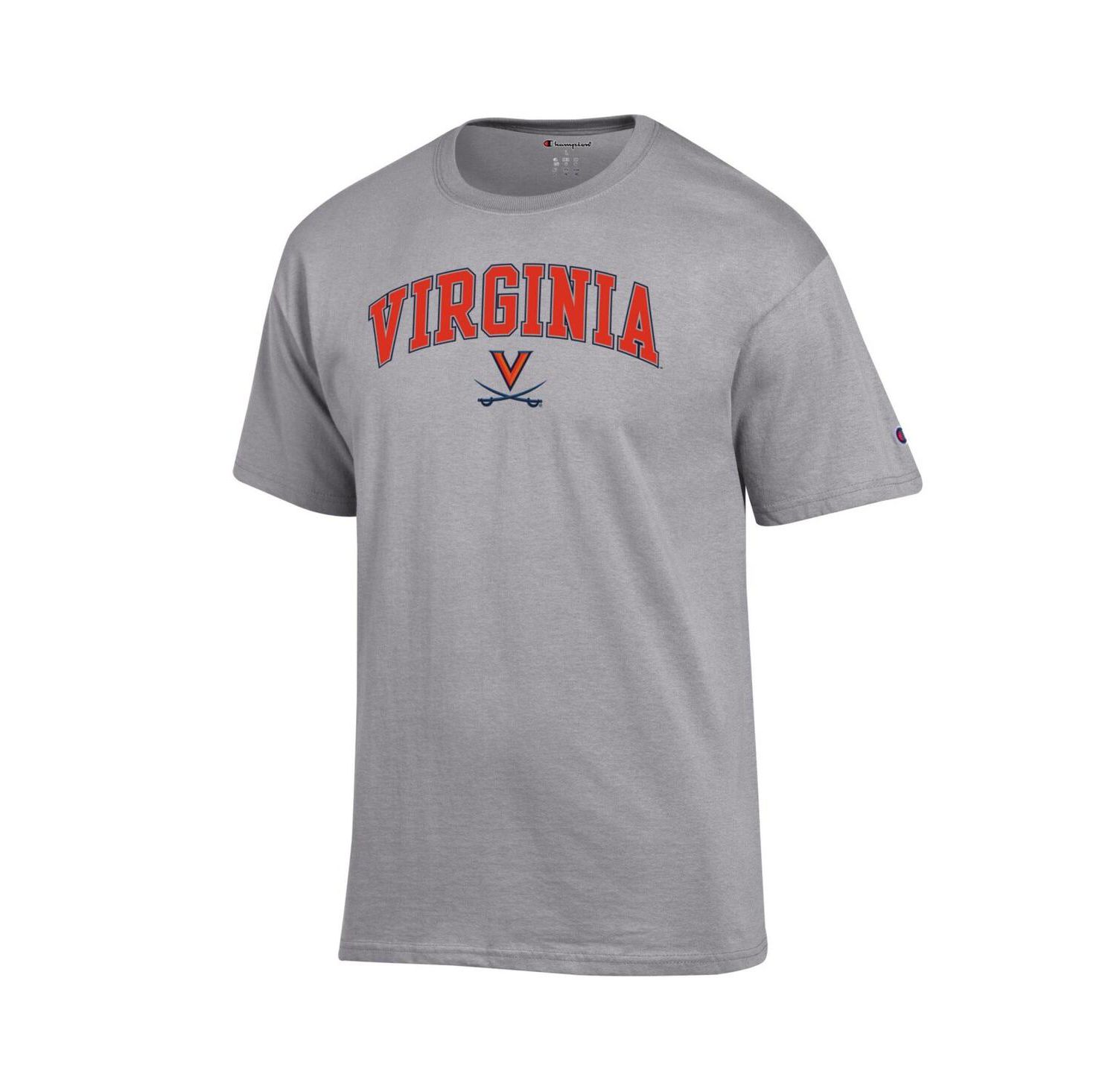 Men's Orange Virginia Cavaliers Arched Logo T-Shirt