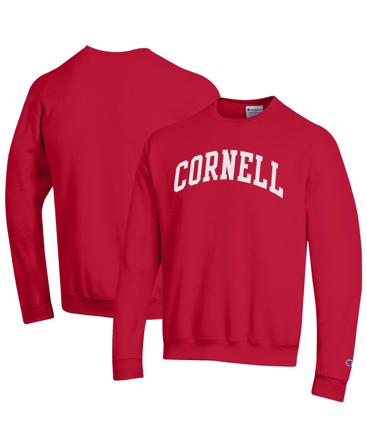 Men's Red Cornell Big Red Basic Arch Fleece Pullover Sweatshirt - Red