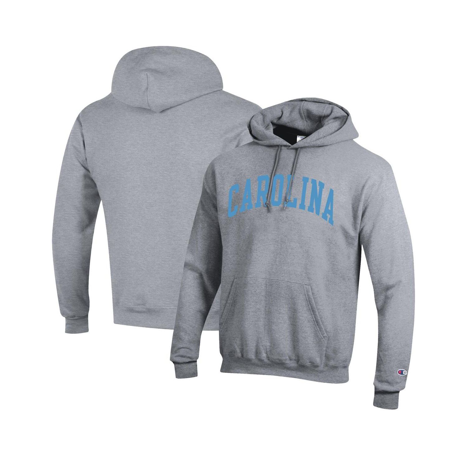 Men's Carolina Blue North Carolina Tar Heels Basic Arch Fleece Pullover Hoodie Sweatshirt