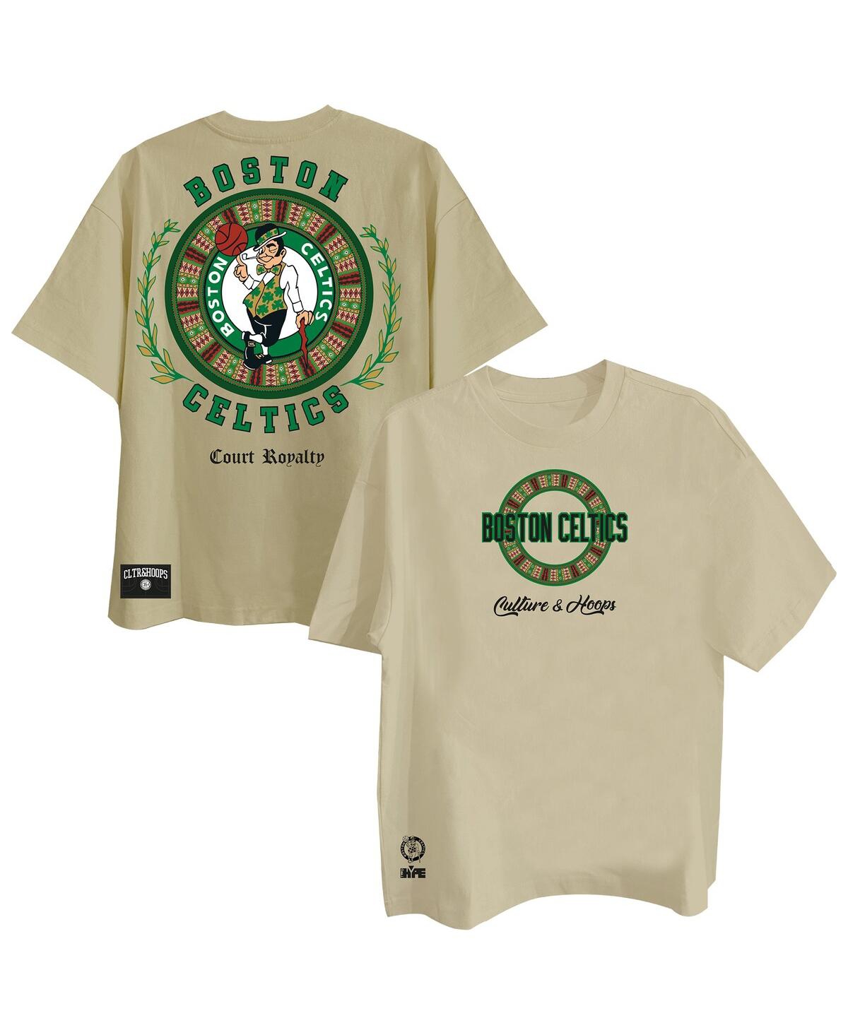 Men's Khaki Boston Celtics Worldwide Collection Premium T-Shirt - Khaki