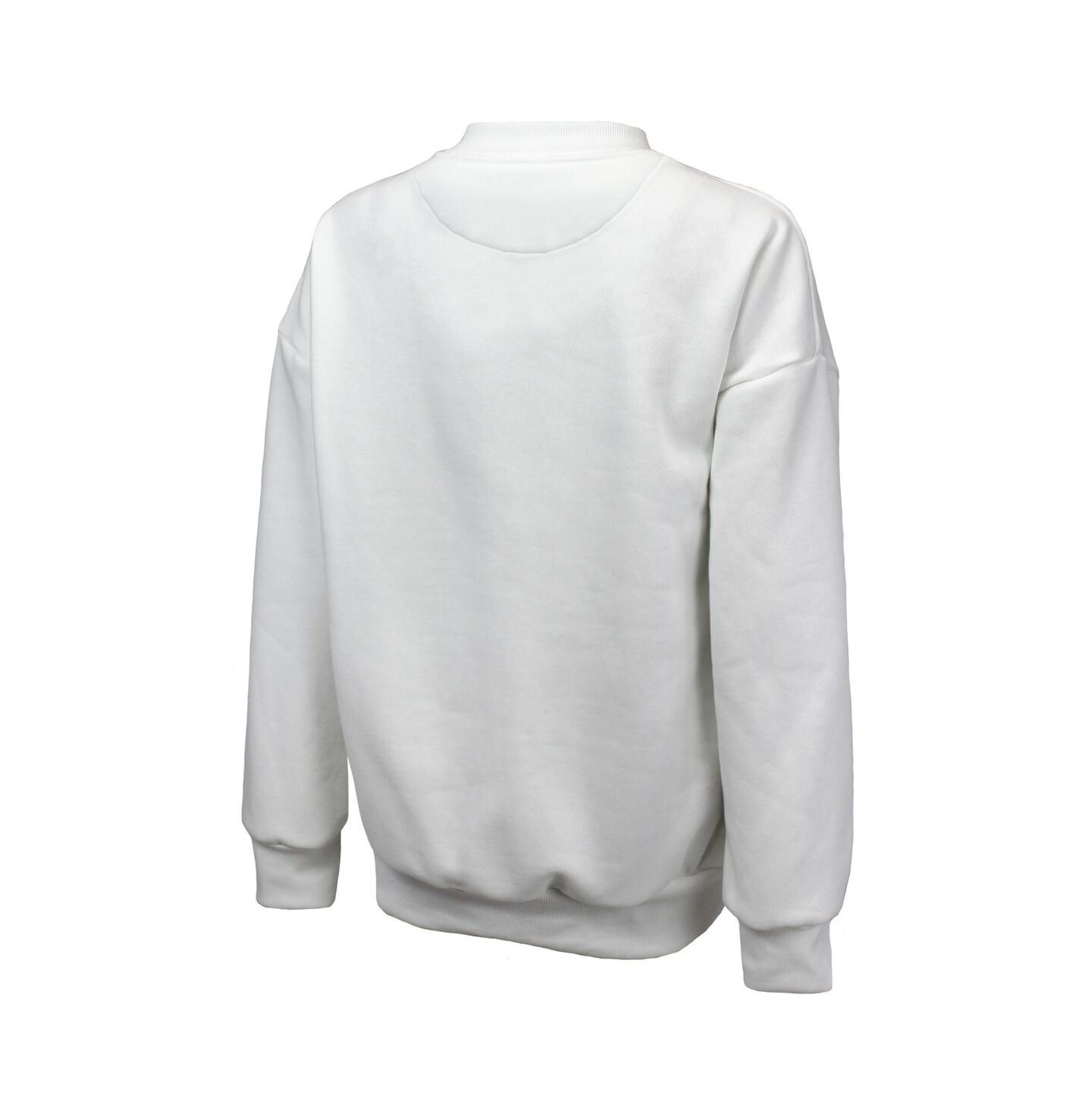 Женский свитшот Majestic White Indiana Pacers Classic Tri-Blend Pullover — фото 2