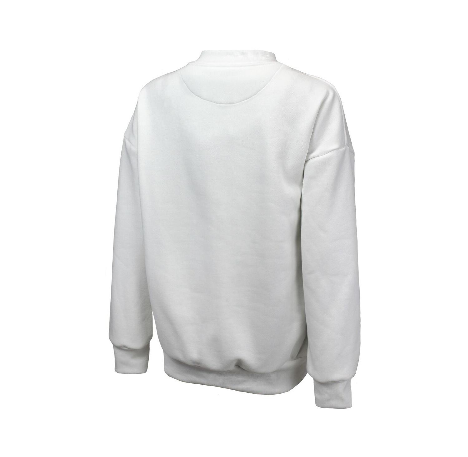 Women's White Indiana Pacers Classic Tri-Blend Pullover Sweatshirt