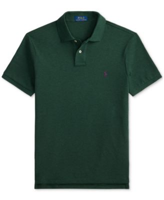 Men's Cotton Custom Slim Fit Mesh Polo Shirt