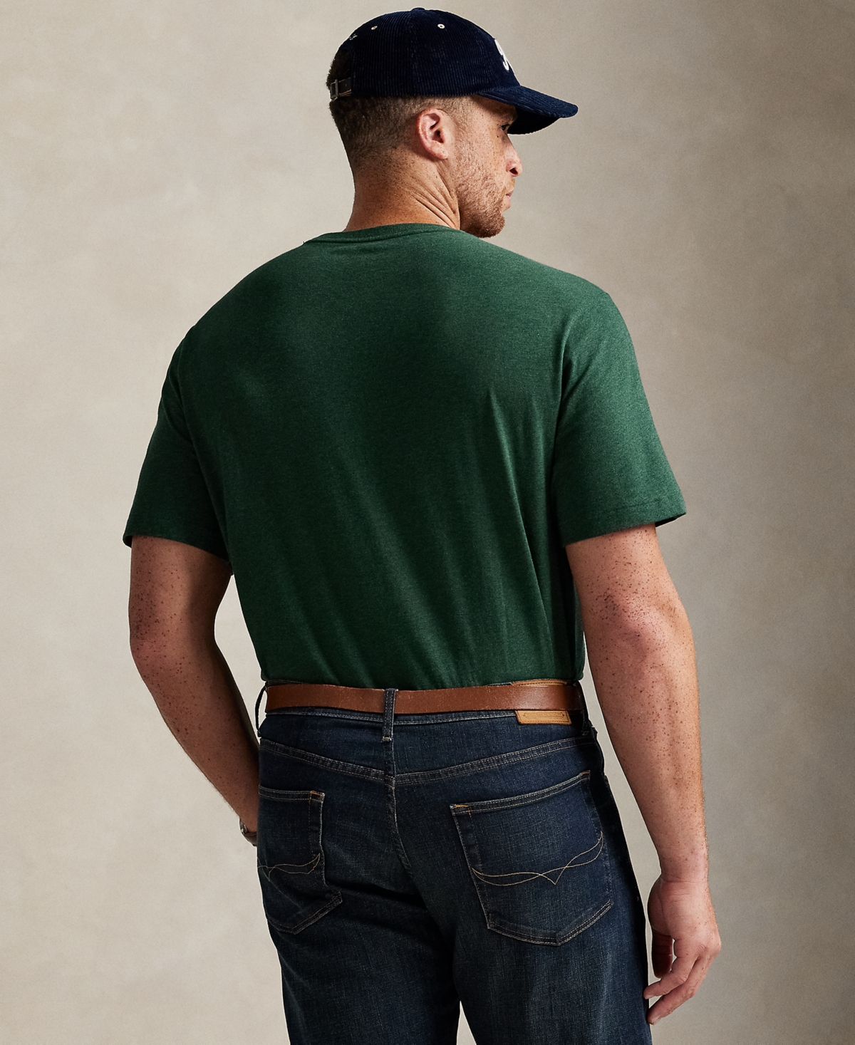 Polo Ralph Lauren Men's Big & Tall Pocket Jersey T-shirt In Green