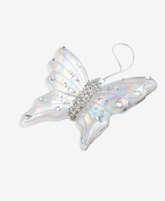 Enchanted Forest Glass Butterfly Embellished Ornament, Macy's Exclusive