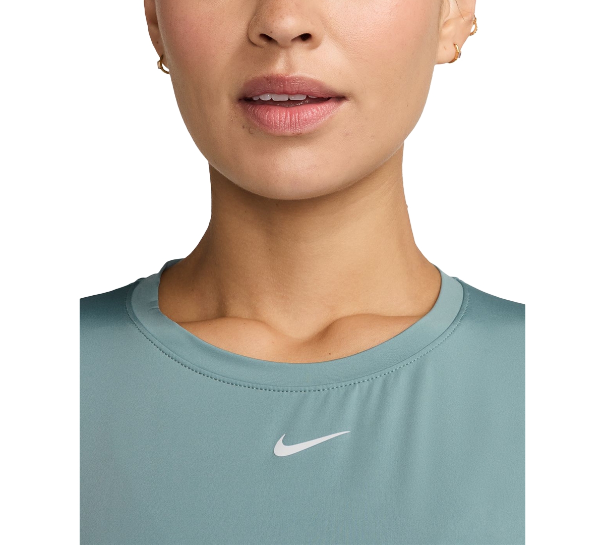 Nike Women's One Classic Dri-fit Long-sleeve Top In Blue