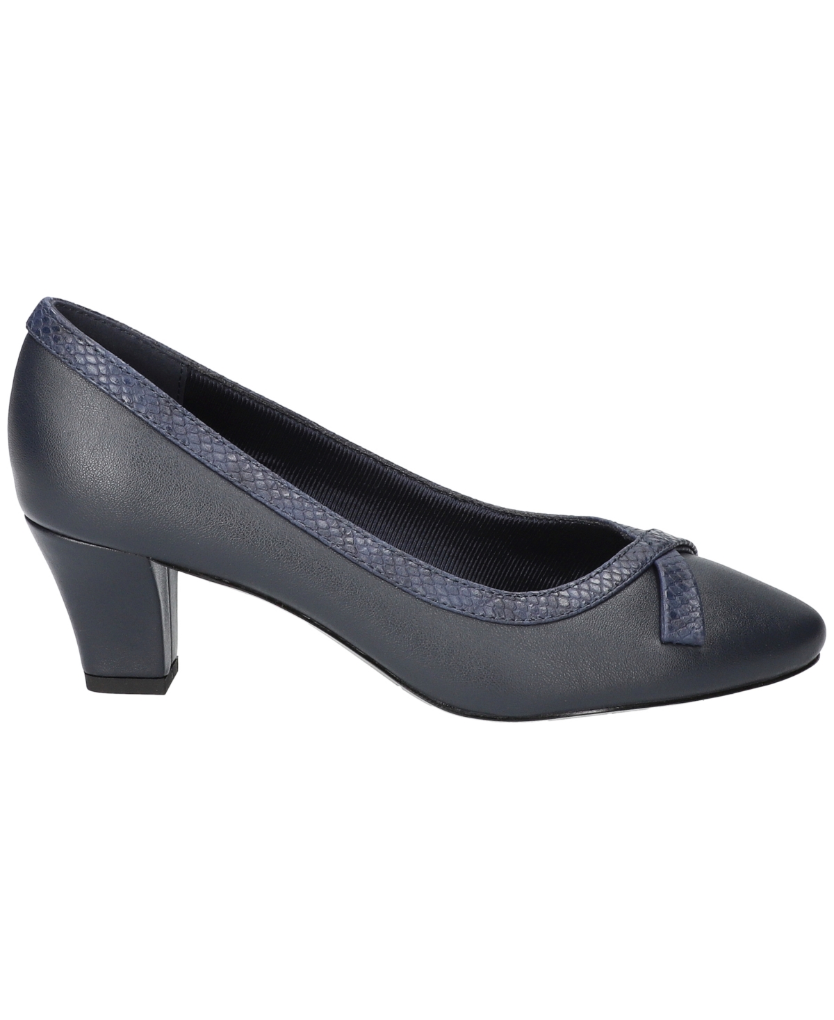 Easy Street Women's Kata Round-toe Slip-on Pumps In Blue