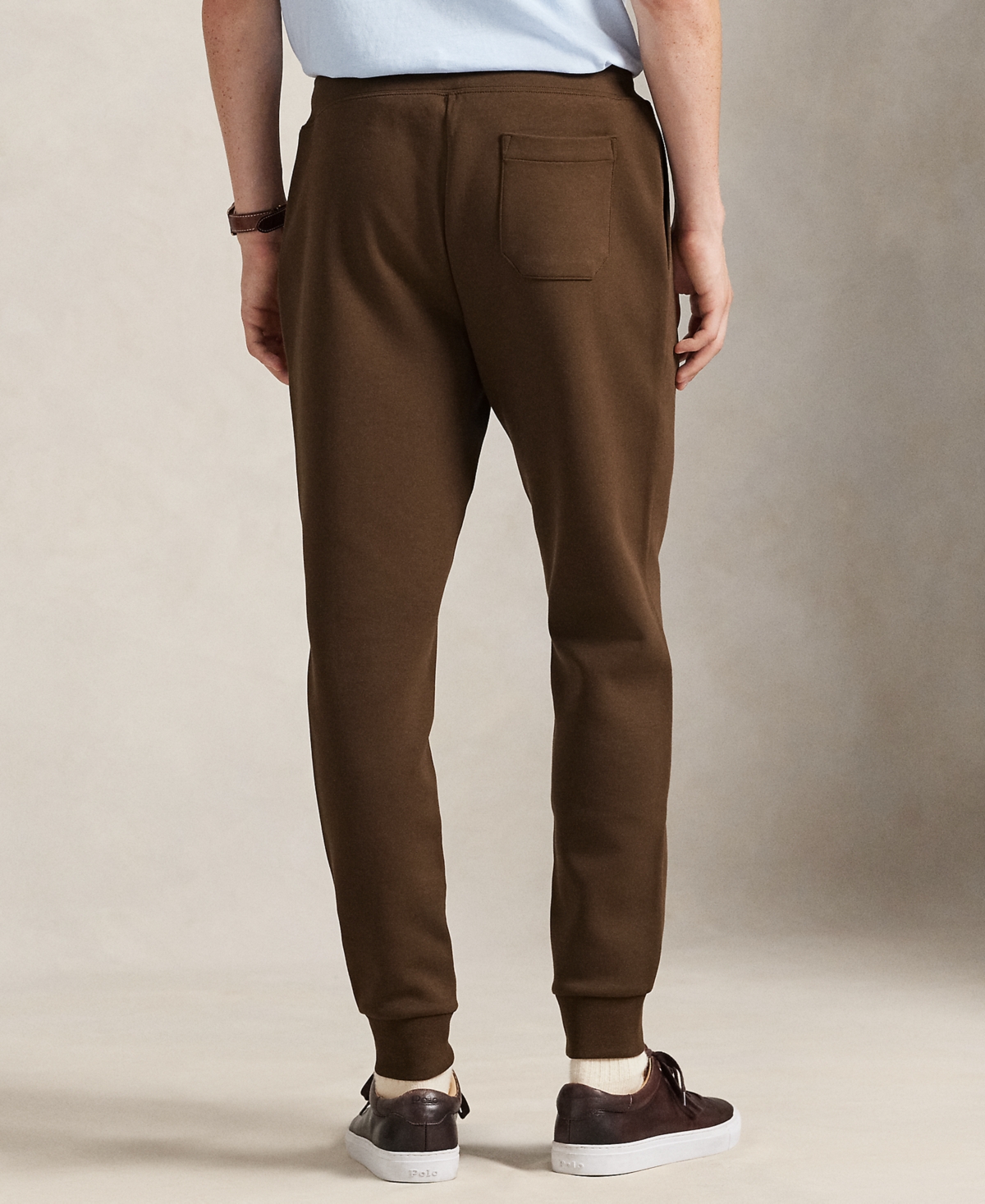 Polo Ralph Lauren Men's Double-knit Jogger Pants In Brown