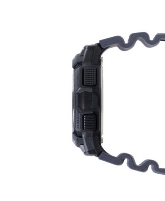 Men's Digital Gray Resin Watch, 45mm