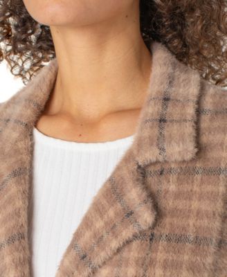 Women's Long-Sleeve Open-Front Sweater Coat