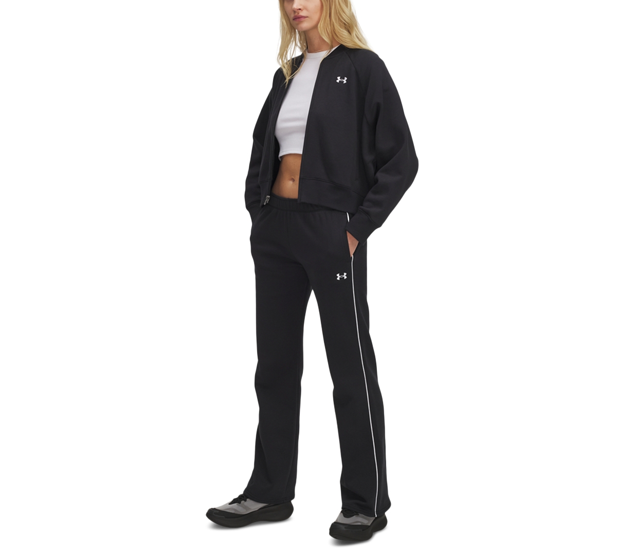 Under Armour Women's Rival Piped-trim Pants In Multi