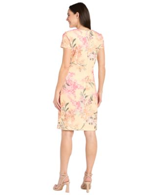 Women's Short-Sleeve Sheath Dress