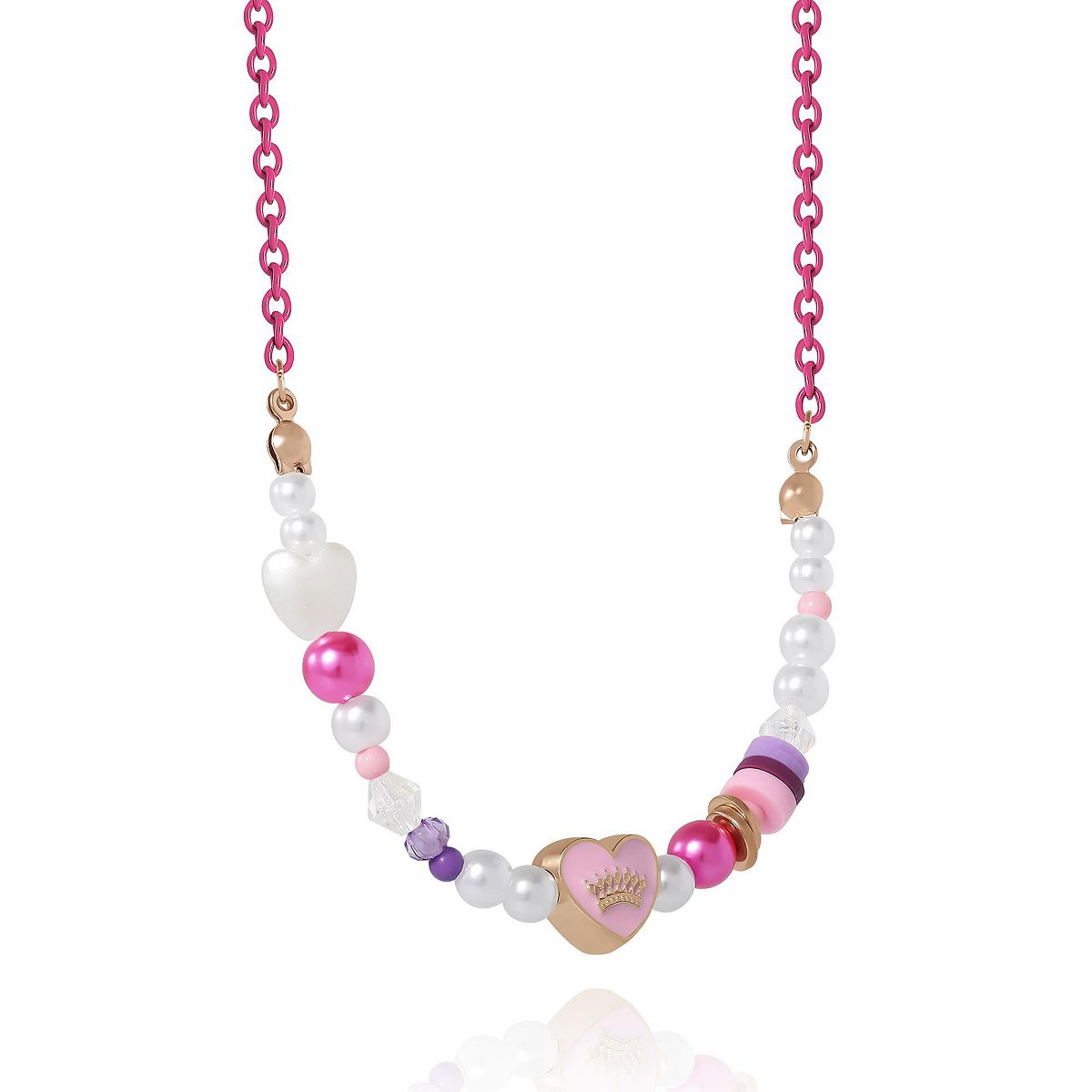Juicy Couture Kids 15+2인치 비즈 목걸이