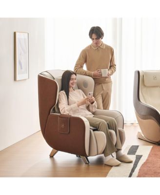 Faux Leather Familie Reclining Massage Chair w/ Calf Massage