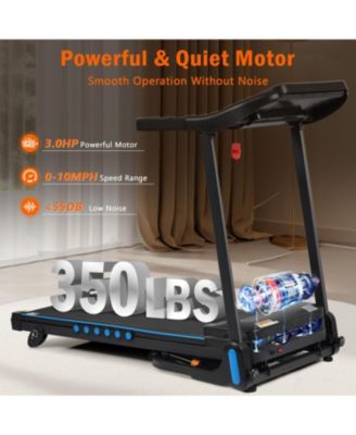 Incline Treadmill 3.0HP Auto-Fold Bluetooth Speaker