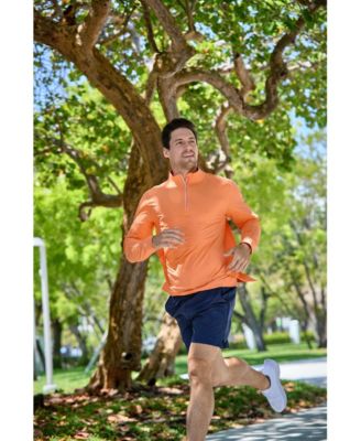 Men's UPF 50+ Sun Protective Mock Zip Top