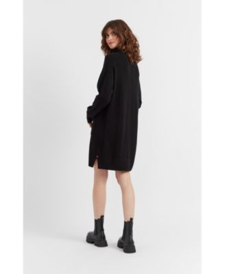 Women's Cashmere Rollneck Dress