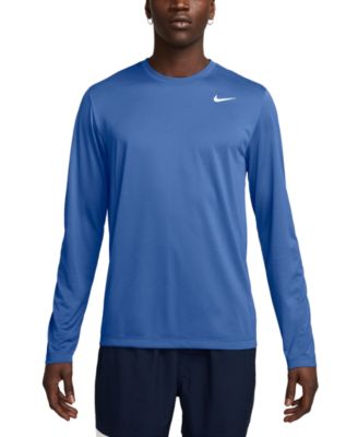 Men's Relaxed-Fit Long-Sleeve Fitness T-Shirt