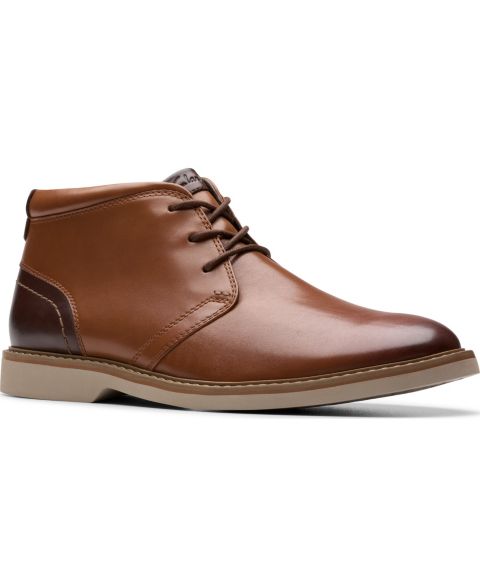 Мужские ботинки Clarks Collection Radcliff Mid, цвет: Рыжевато-коричневый кожаный