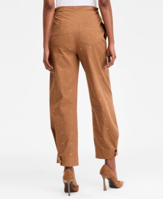 Women's Studded Tapered Pants, Macy's Exclusive
