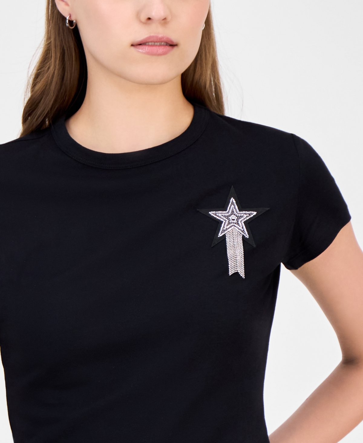 Hugo Boss Boss Women's Star Graphic T-shirt In Black