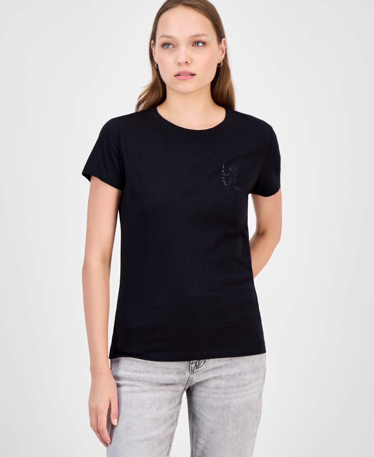 Boss Orange Women's Love Rhinestone T-Shirt