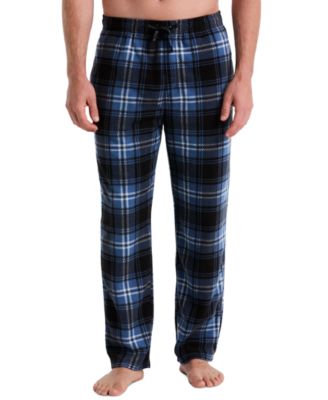 Perry Ellis Portfolio - Men's Buffalo Plaid Fleece Pajama Pants