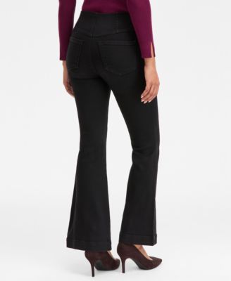 Women's High-Rise Pull-On Flare-Leg Jeans, Macy's Exclusive