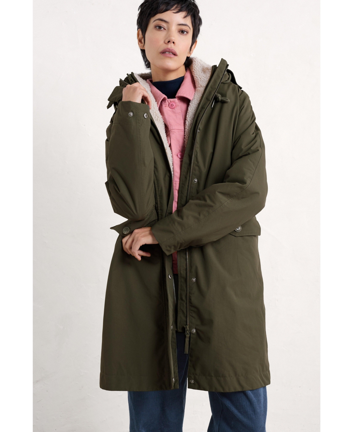 Seasalt Cornwall Women's Holdfast Parka Raincoat