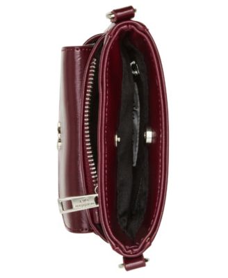 Inezc Crinkle Magnetic Phone Pouch Crossbody