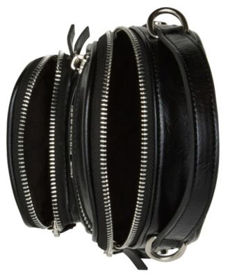 Blakec Crinkle Zipper Crossbody Bag